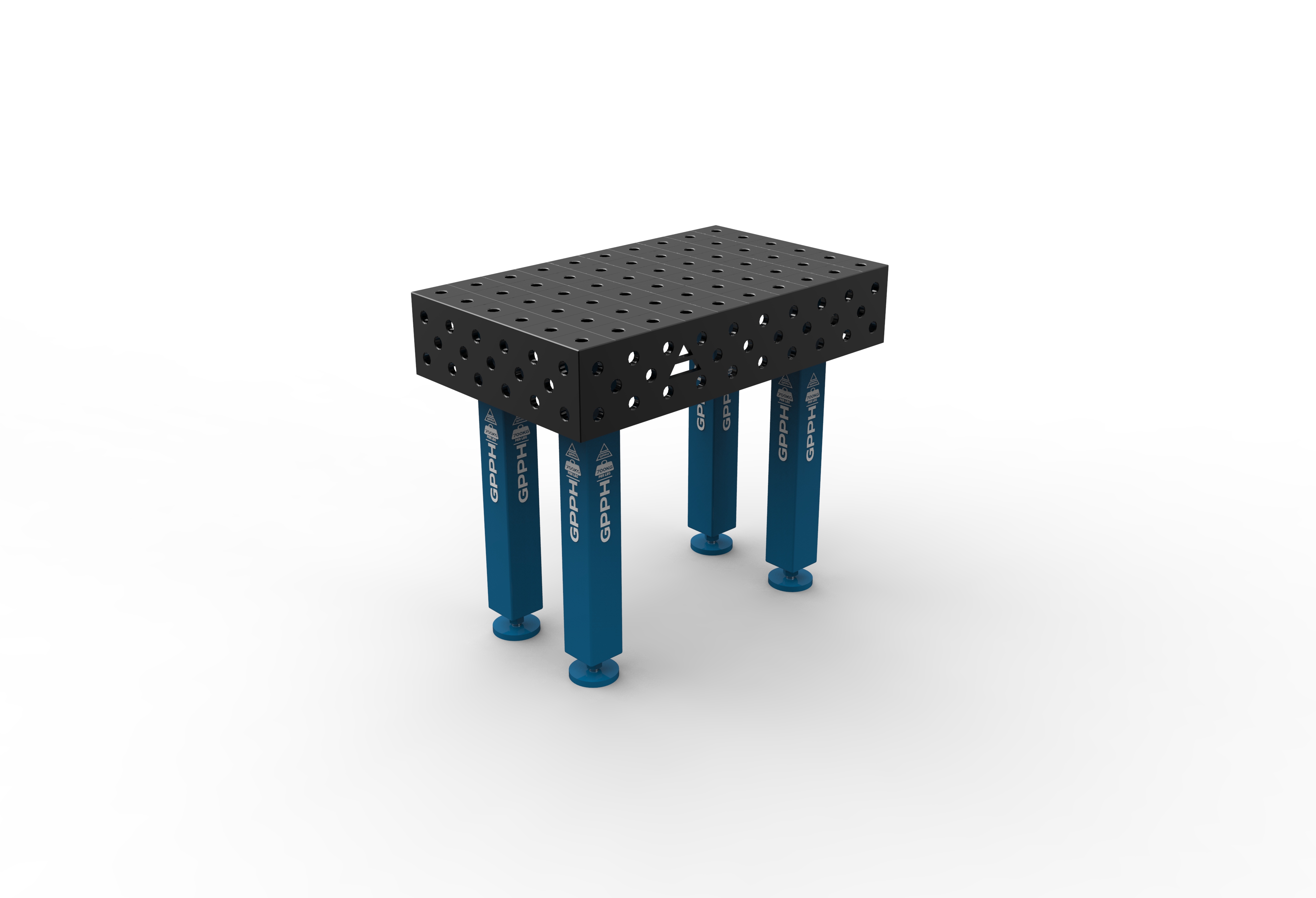 

Svejsebord PRO 1000x600 grid 100x100 Ø28 - System 28